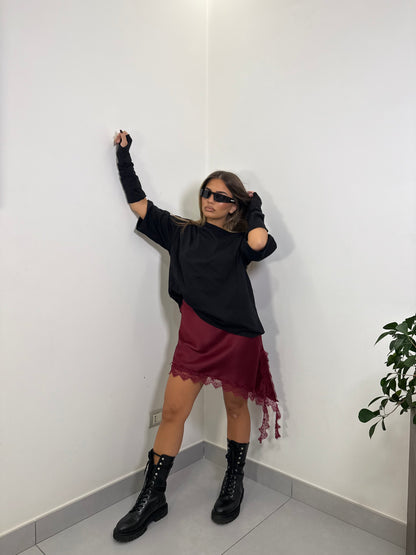 Gonna Mini romance bordeaux 14287