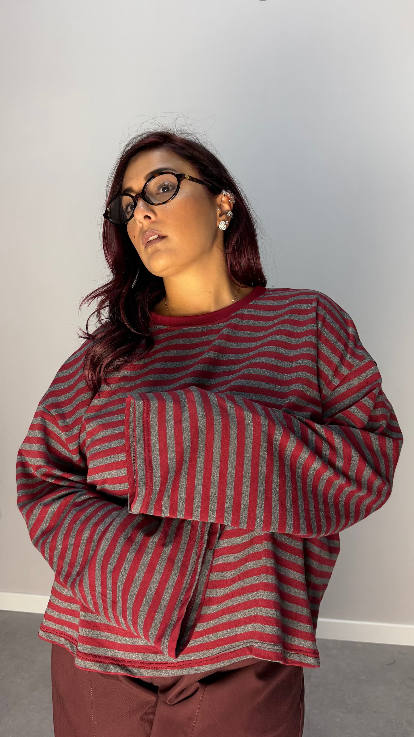 T-shirt Raya Oversize Rossa F1109