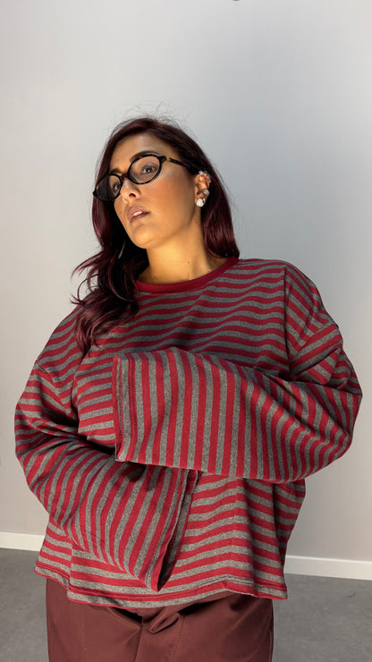 T-shirt Raya Oversize Rossa F1109