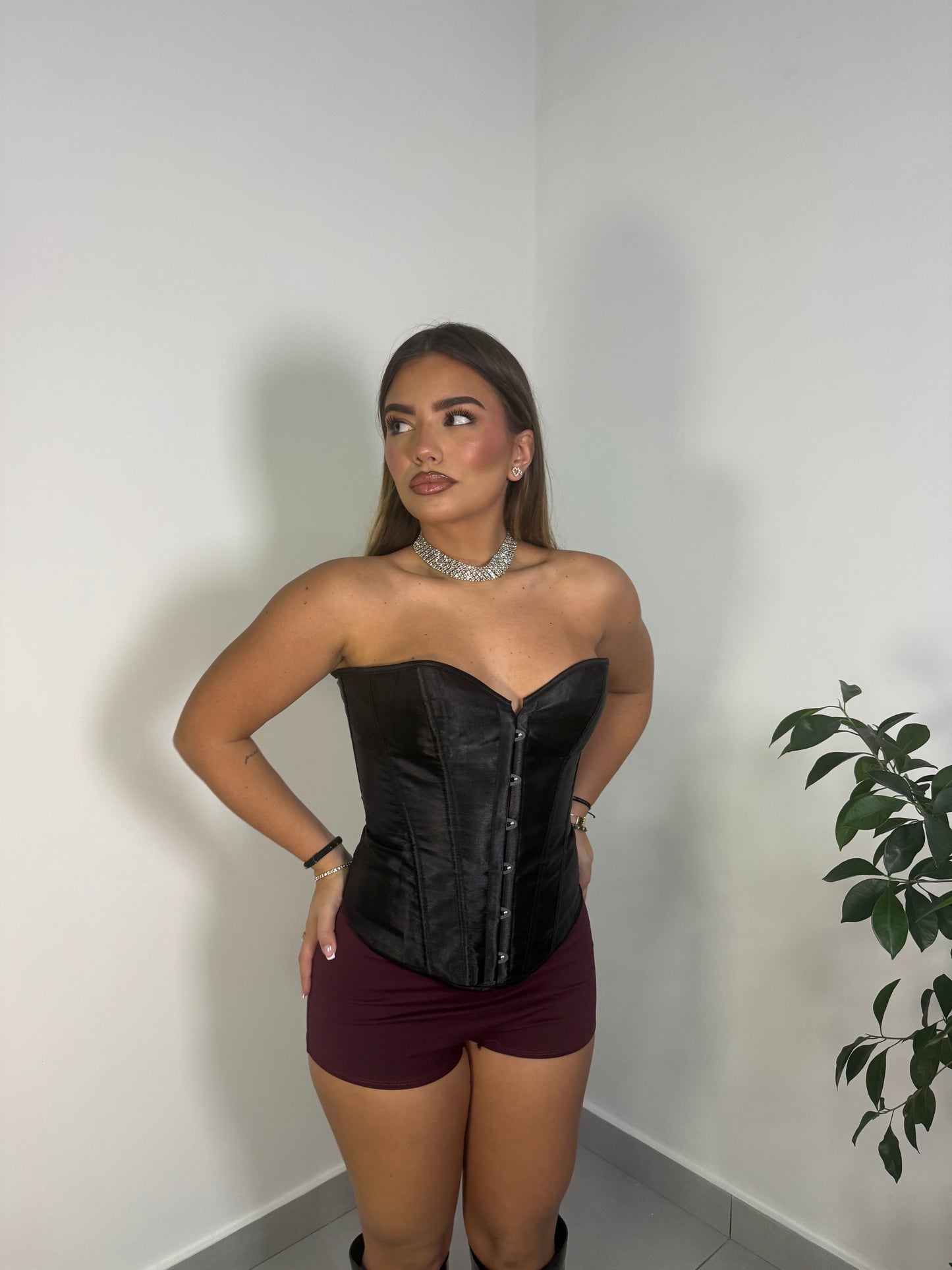 Culotte mini bordeaux