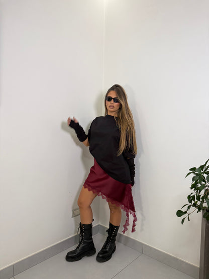 Gonna Mini romance bordeaux 14287