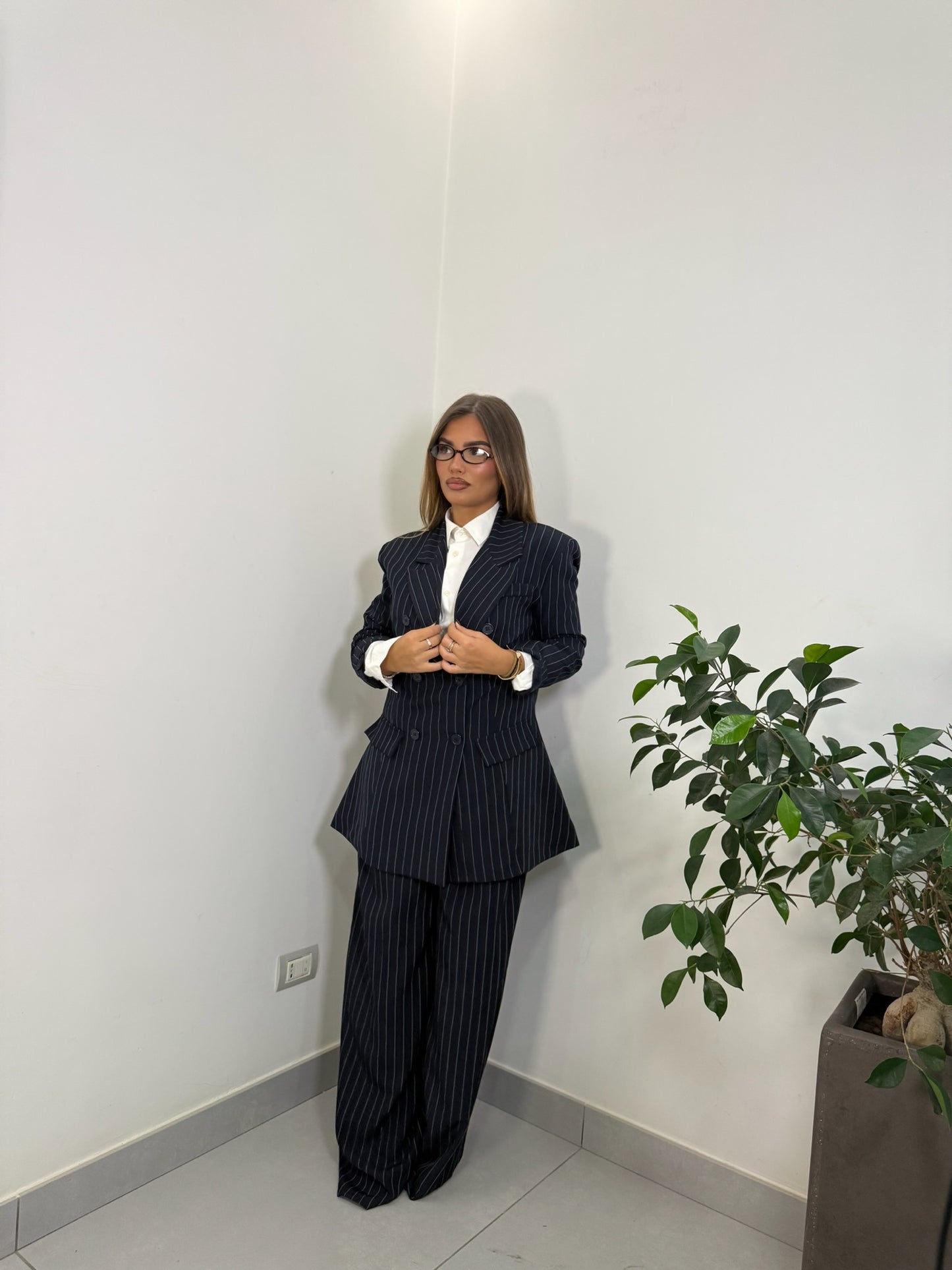 Tailleur Authority blu