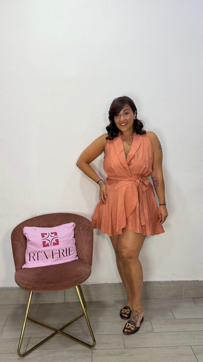Dress Katya Pesca a portafoglio 7064