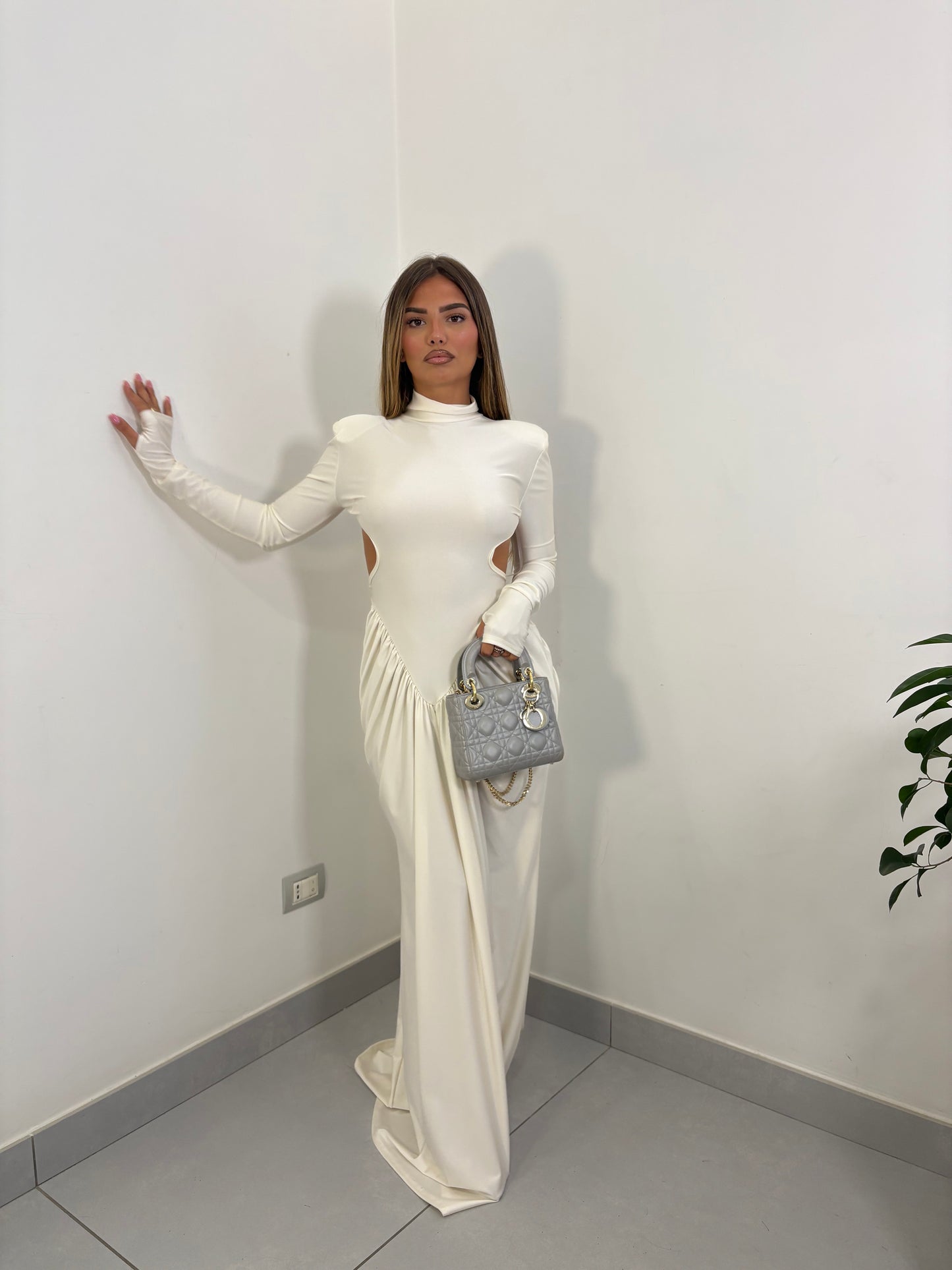 Dress Diana Bianco 12087