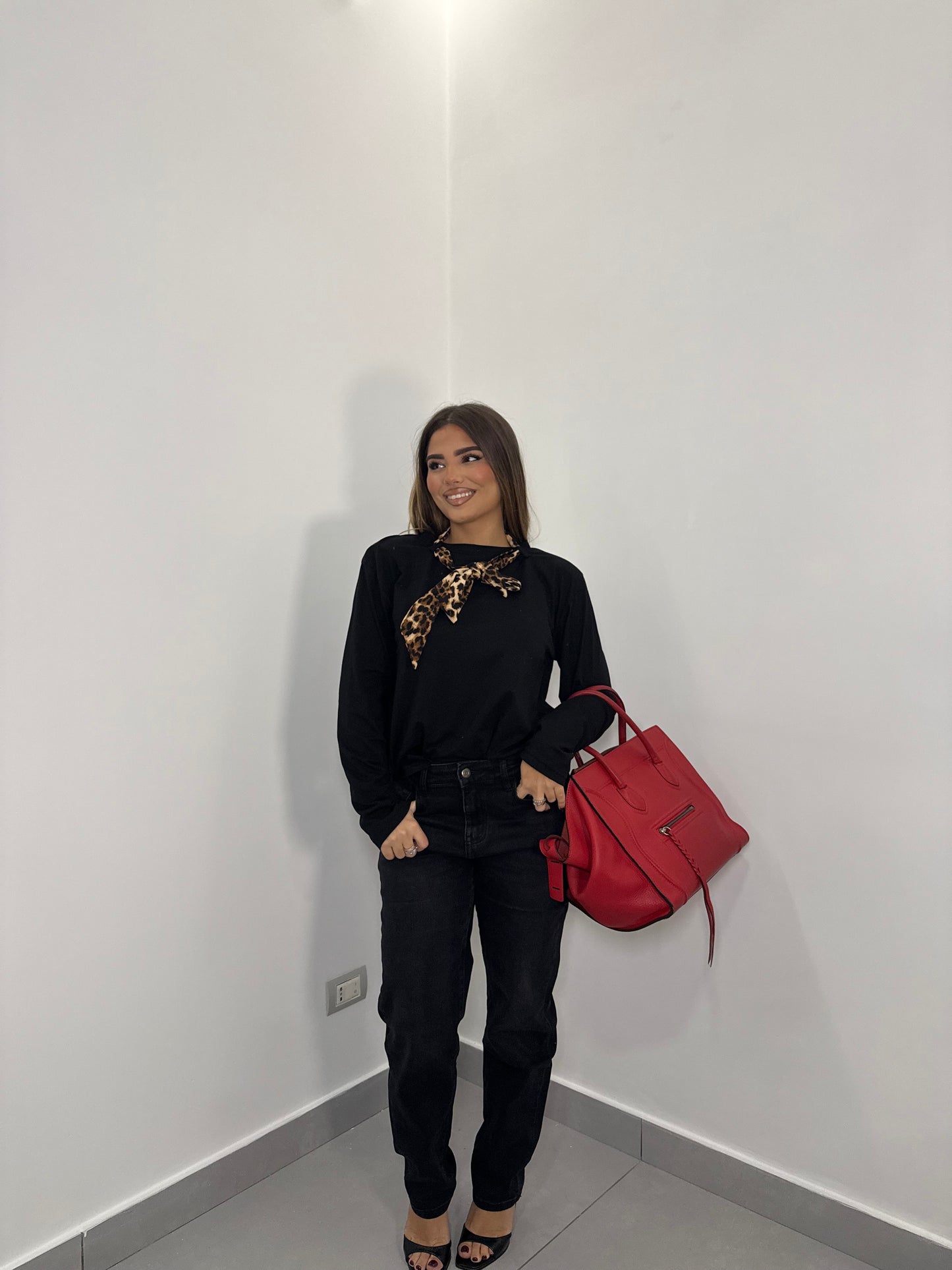 Jeans MonoColor Black T776