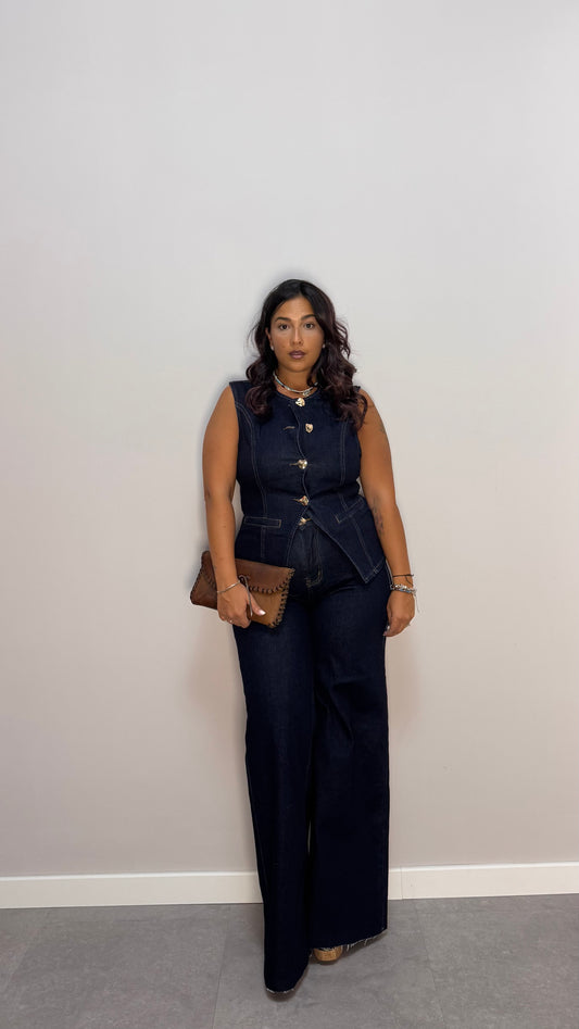 Coordinato in denim YX522